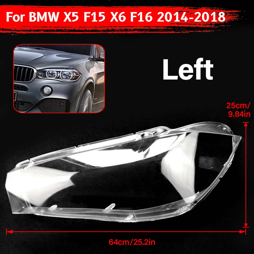 Стекло фары для BMW X5/X6 F15/F16 2014 2015 2016 2017 2018 Корпус фары Прозрачная крышка линзы Замена Автоаксессуары
