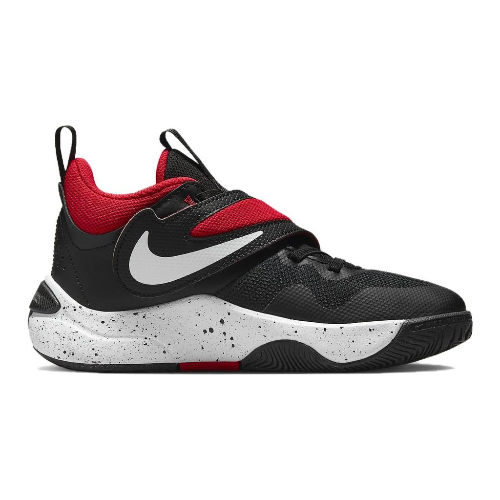 Nike Team Hustle D11 GS Bred Kids Sneakers Black University-Red White DV8996-003