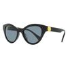 Women S Cat Eye SunglaSSeS Ve4435f Gb1 87 Black Gold 52mm Gb1 87