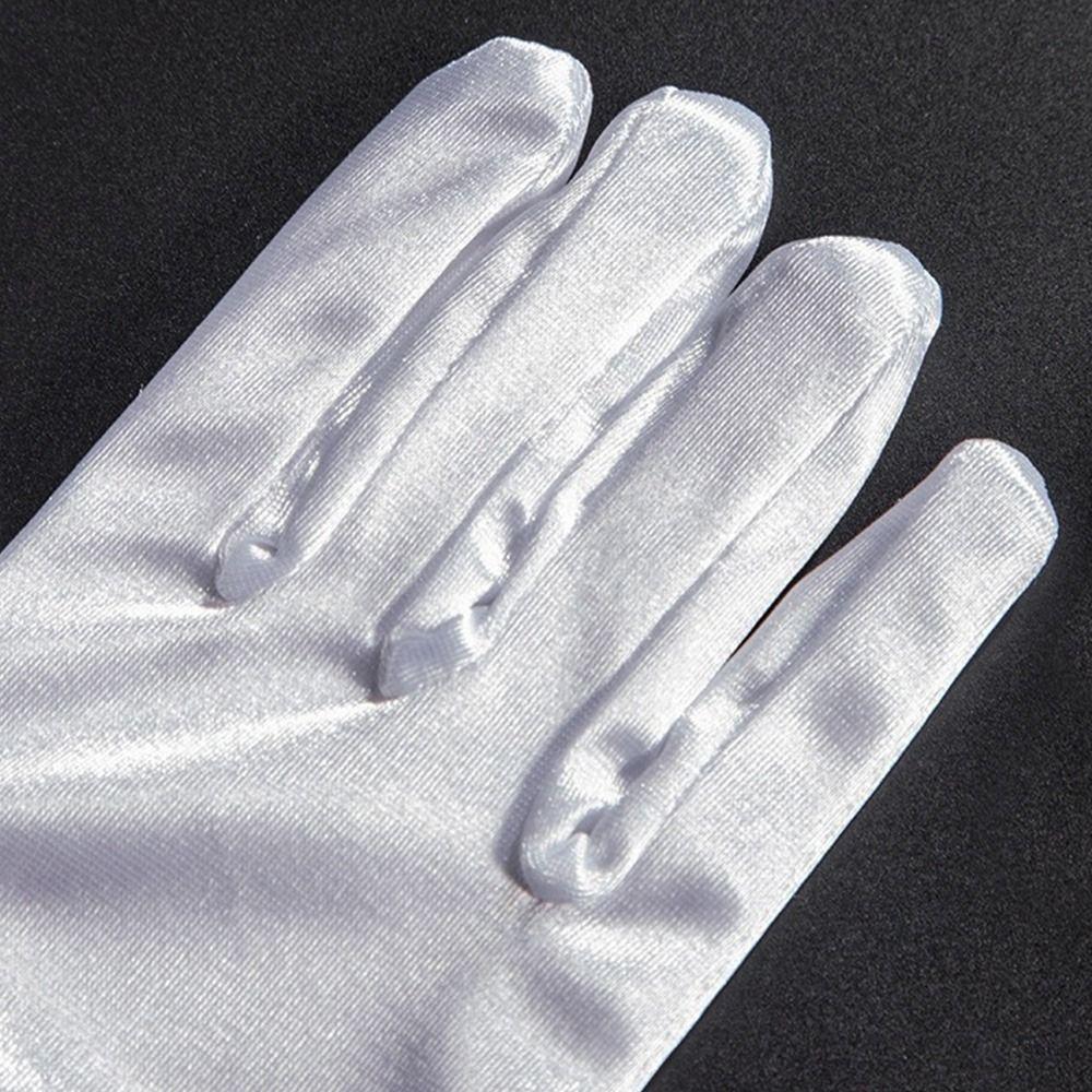 Children's Wear Wedding Flower Girl's Gloves Full Finger Mittens Stage Gloves Princess Gloves