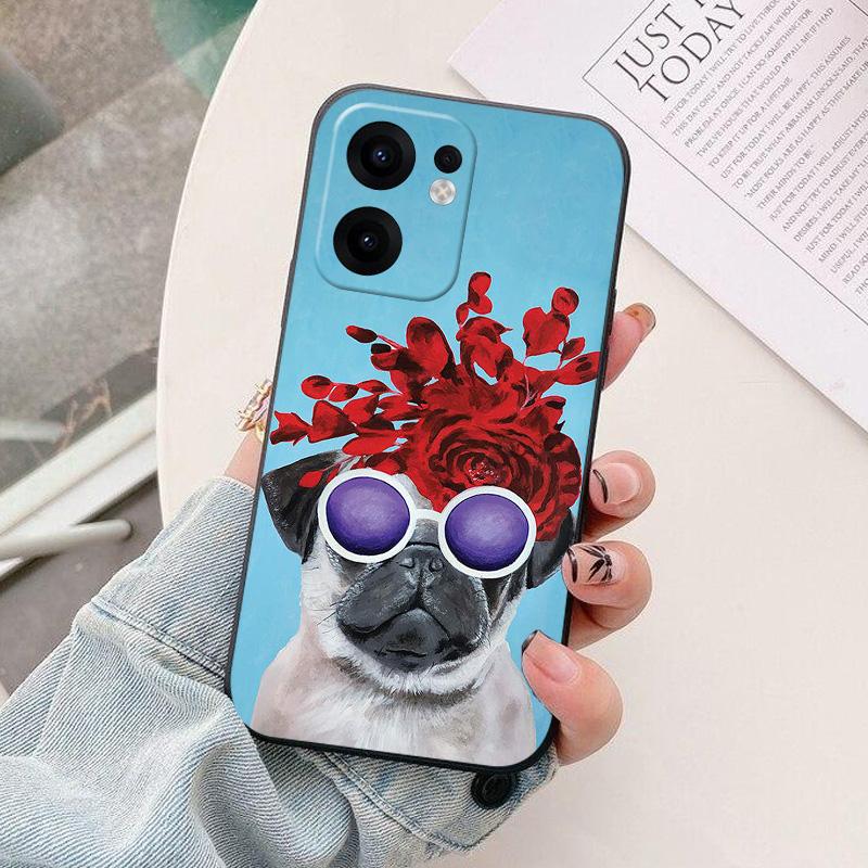 Чехол для Oppo Reno13 F 4G 5G Чехол Reno 13 Pro Мягкий Тонкий Чехол для Телефона Для Oppo Reno13 13F reno13F Задняя Крышка Астронавт Расписной