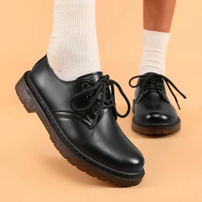 Модные кожаные туфли, женская обувь, повседневная обувь, деловая обувь на толстой подошве, модные универсальные дизайнерские туфли-лоферы, нескользящая обувь для леди Zapatillas