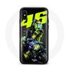 Case - AGV - Iphone XS Max - Soft - Black - Valentino Rossi