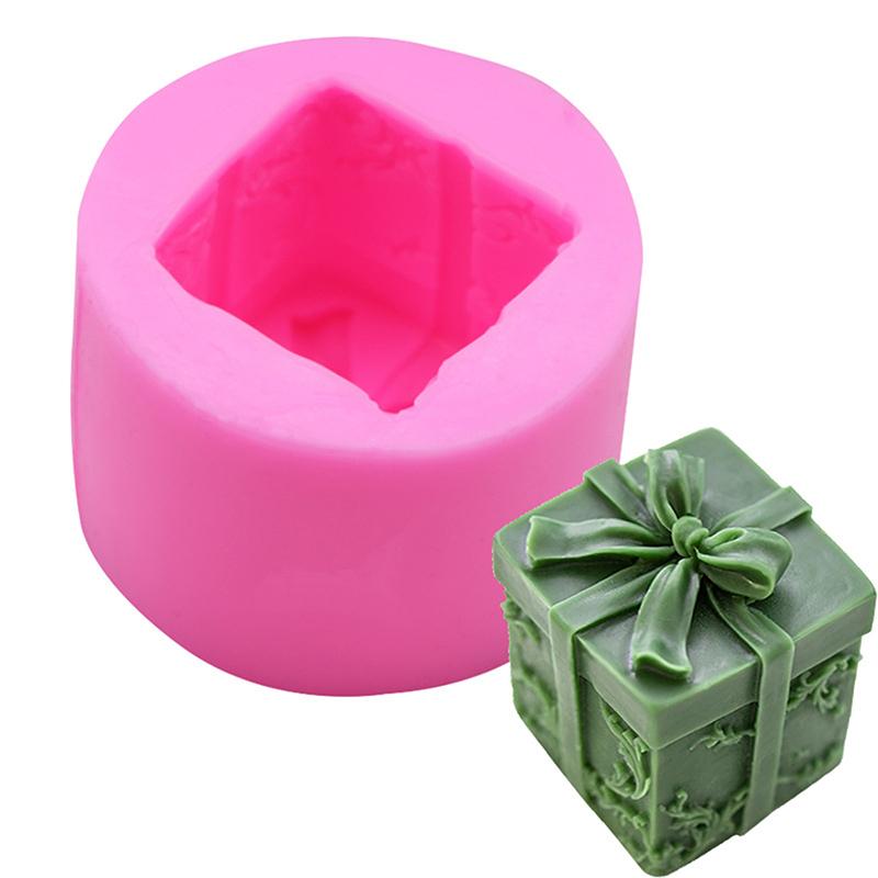 Силиконовая форма для свечей DIY 3D Формы для мыла и поделок из смолы Инструменты для декорирования подарочной упаковки