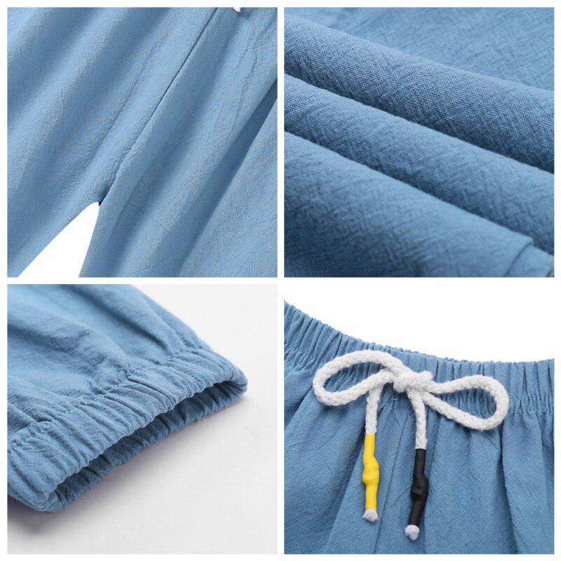 Spring Fashion Children Boy Girl Solid Harem Pants Trousers Toddler Long Casual Bottoms