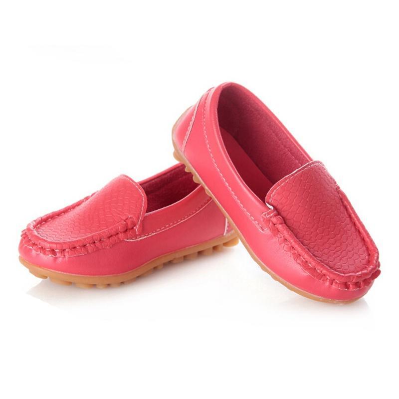 Повседневные детские туфли-лодочки-оксфорды на плоской подошве без шнуровки для детей, бездельники для мальчиков и девочек