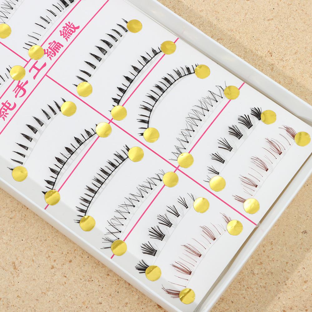 10 Pairs Hot Fake Natural Bottom Eye Lashes False Eyelashes Lower Handmade
