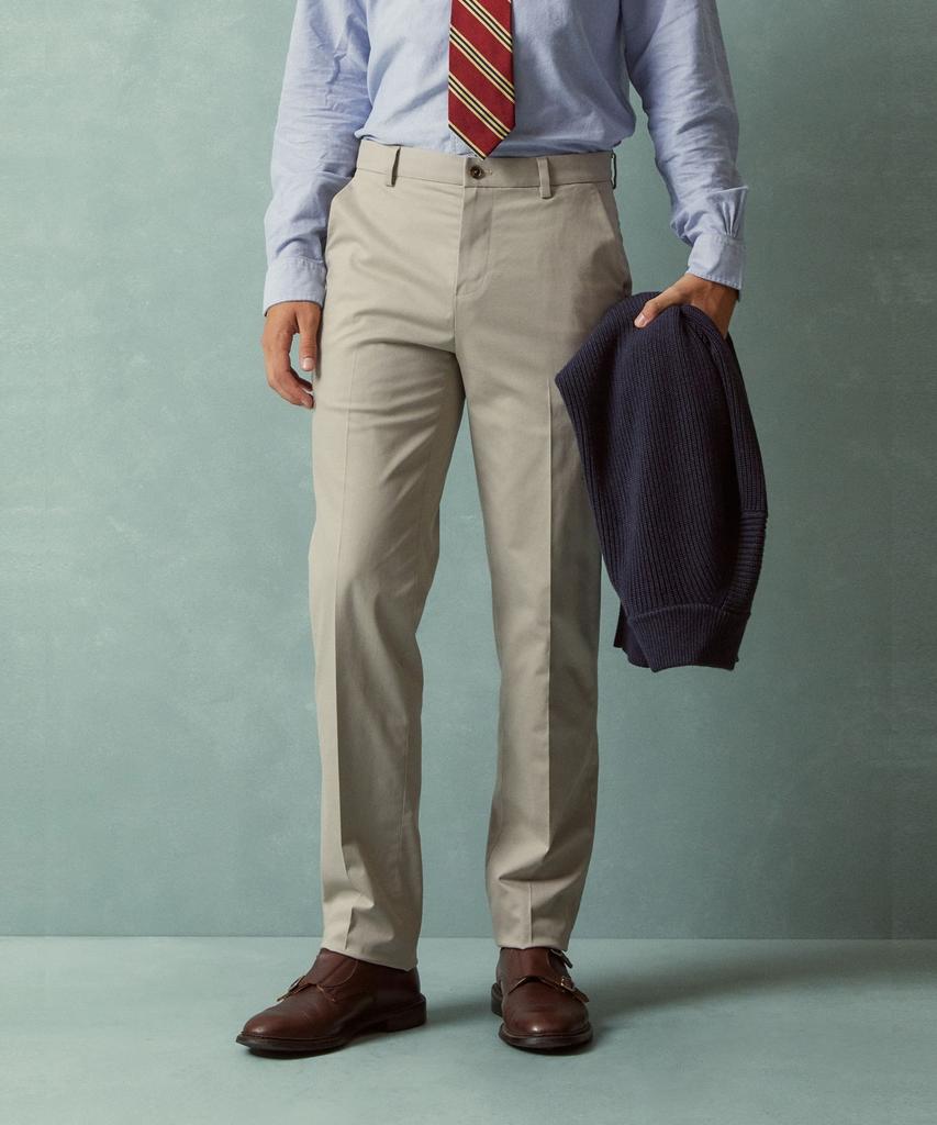 BROOKS BROTHERS Классический крой Тяжелый Хлопок Advantage Чинос (хаки) (Bbpcmmz532)