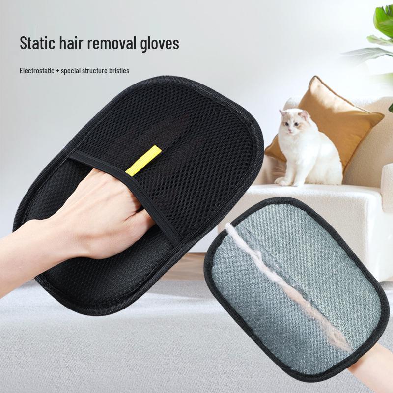 Double-Sided Pet Hair Removal Glove: Essential Lint & Hair Remover for Cats and Dogs
