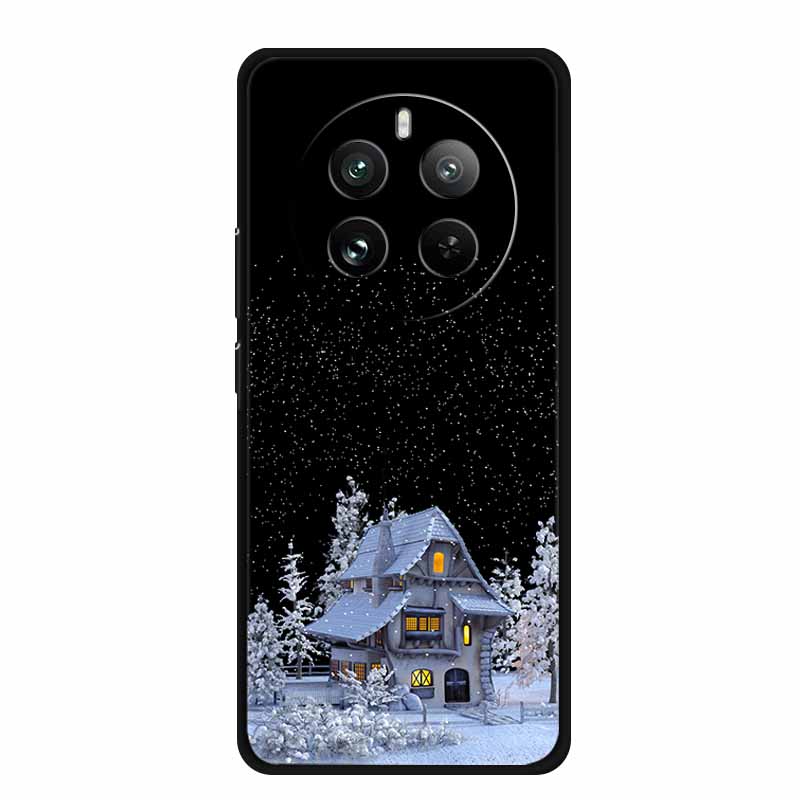Рождественские чехлы для телефона 2024 года для Realme 12 Pro Plus Чехол Мягкий ТПУ Силикон Для Realme 12 Pro Чехол Бампер Funda 12Pro Pro+ 5G Чехол