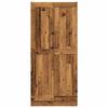VidaXL Buffet haut vieux bois 82,5x30,5x185 cm bois d'ingénierie, buffet, meuble de rangement, armoire haute, armoire, 3318716