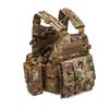 Molle CP Мультикам Камуфляж Тактический Жилет Бронежилет Носитель Пластин Airsoft 6094 Подсумок M4 Боевой Военный Армейский Жилет Тканевое Снаряжение