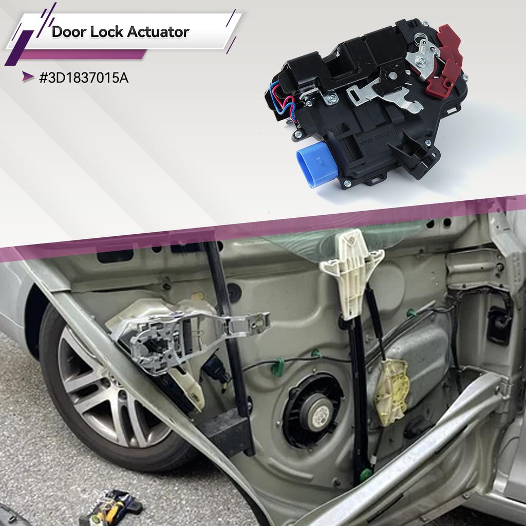 Привод замка передней левой двери для Porsche Cayenne, для сиденья, для VW Golf Mk5, Caddy Jetta Touareg Touran Phaeton, Skoda 3D1837015A