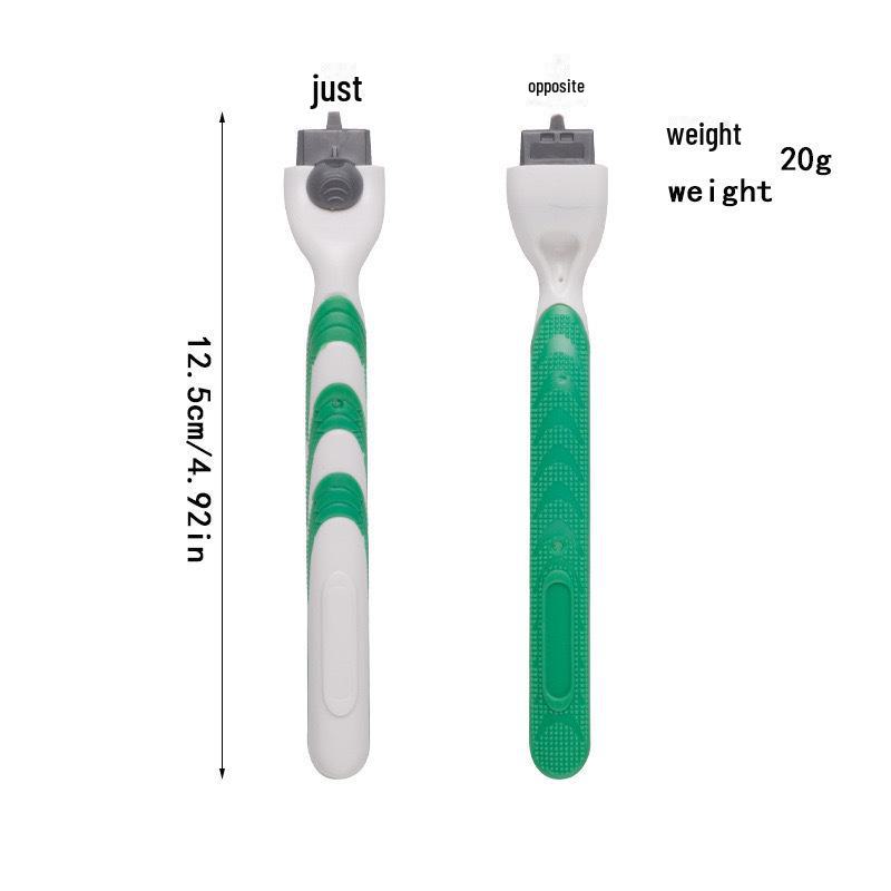 [Зеленый] Трехслойная ручная бритвенная головка для бритвы Geely Fengsu