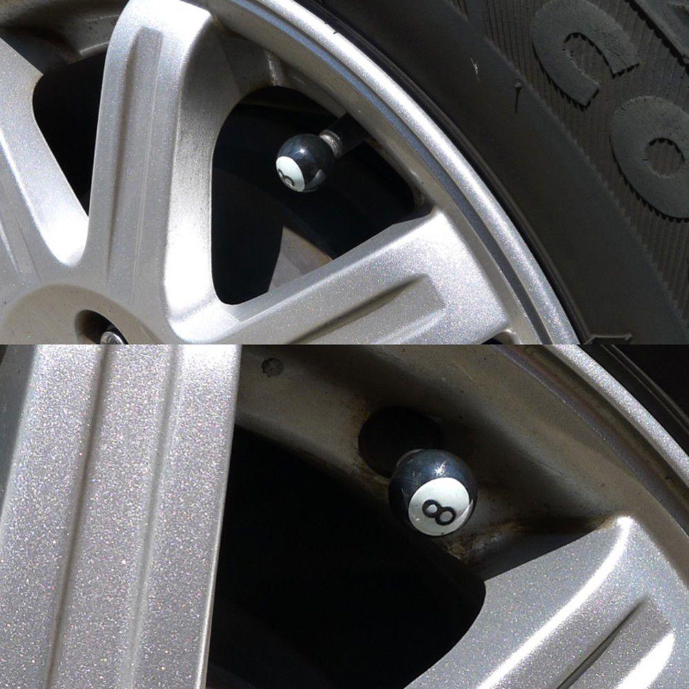 Обода Бильярд Пылезащитные "Пул 8 шар" Колпачки на ниппель шины Пылезащитная крышка Колпаки на колеса Колпачки на ниппель