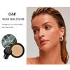 CC Cream with Mushroom Powder Puff Full Coverage Color Correcting Foundation Cream Hydrating Long Lasting Oil Control Natural Lightweight Concealer