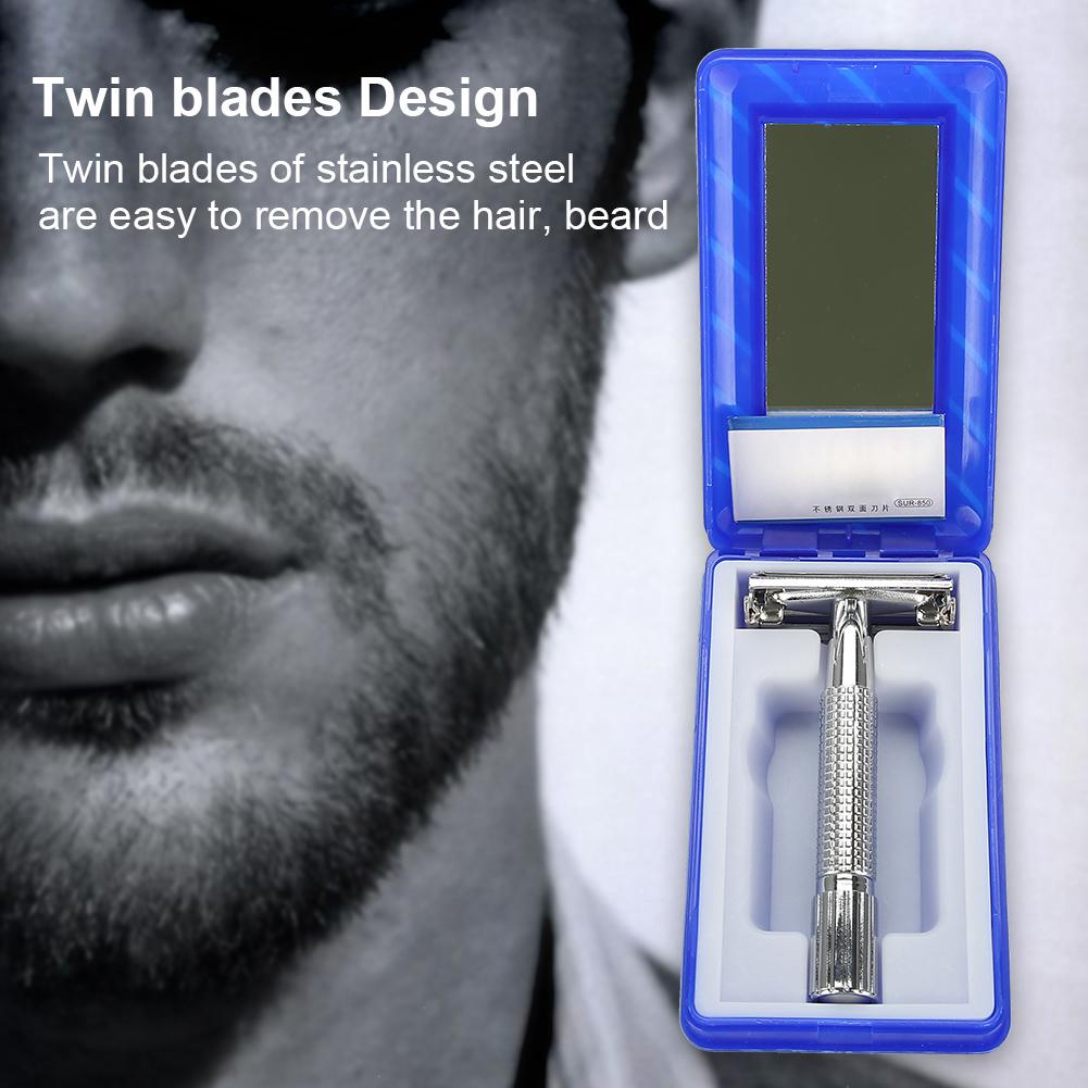 Ручная мужская бритва Classic Straight Double Edge Shaver с футляром