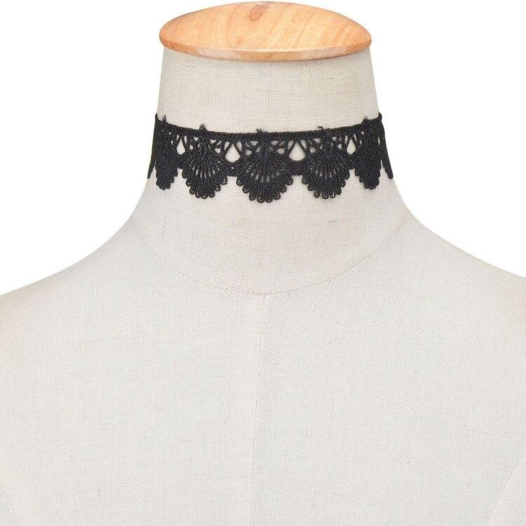 2 /3pcs Sexy Hollow Lace Choker New Design Black Choker Necklace Simple Clavicle Necklace For Women Jewelry Classic Lace Necklace