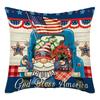 Наволочка на подушку День Независимости Принт флага Домашняя Гостиная Прикроватное украшение Подушка Подушка Наволочка
