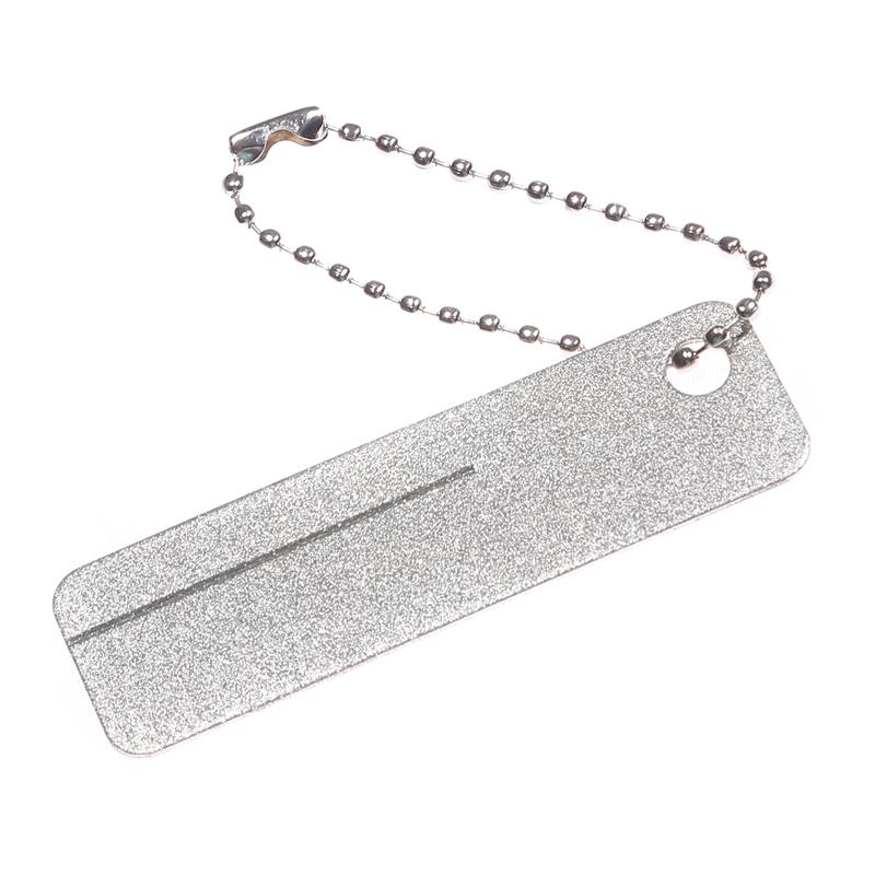 1 шт. Портативная точилка для камня Брелок Инструмент для заточки для рыбацкого крючка Нож Пилка для ногтей Инструмент для заточки