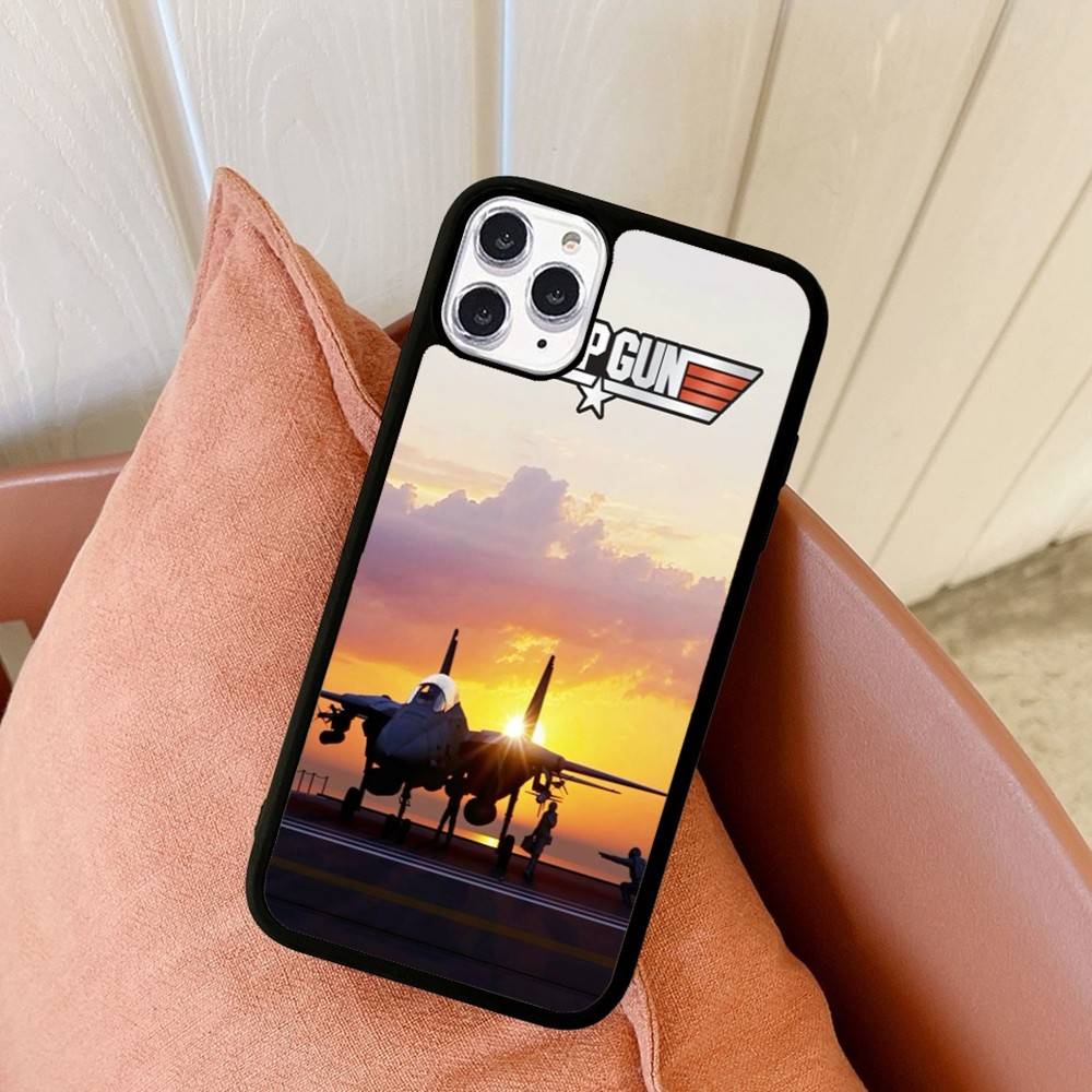 Action Film T-Top G-Gun PC+TPU Protective Phone Case For IPhone 17 16 Pro Max 15 Plus 14 13 12 11 Cover