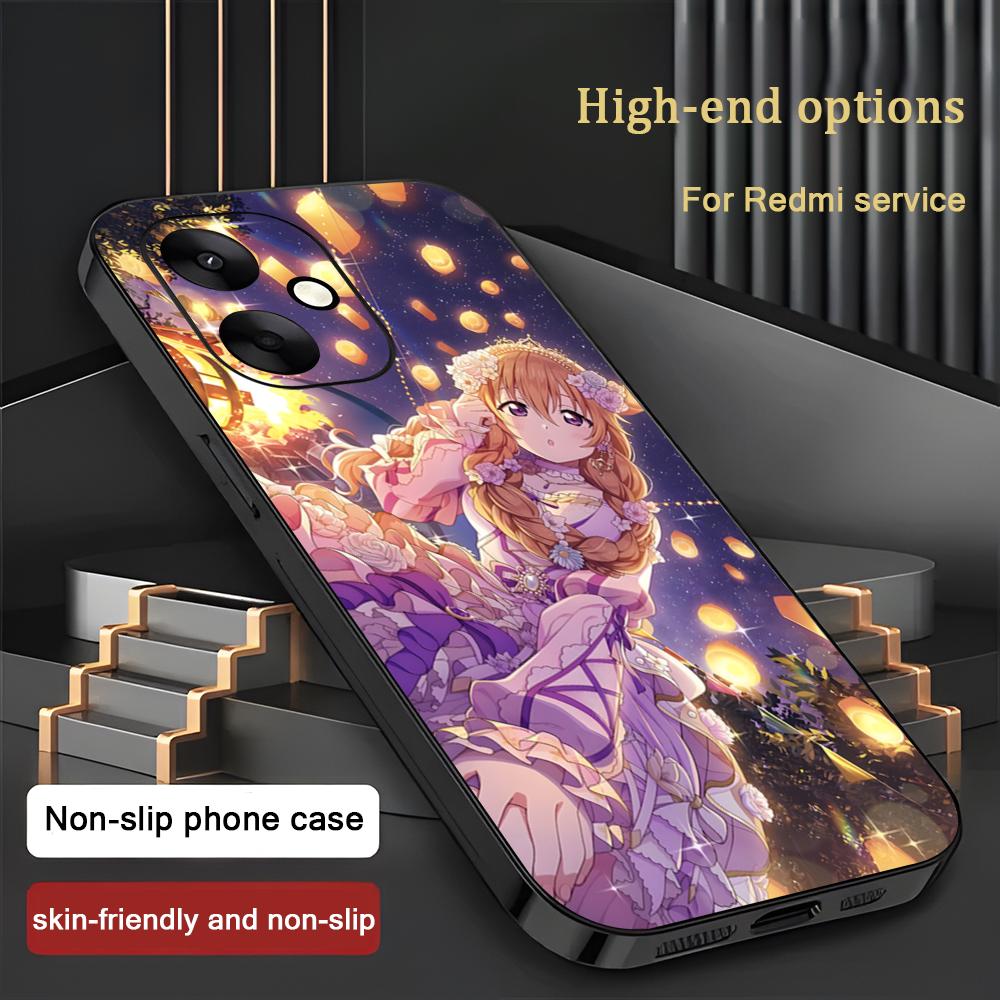 Популярный аниме чехол LoveLive для Xiaomi Redmi 14C 13C 12C Note14 13 12 11 10 Pro Plus S Мягкий черный чехол для телефона
