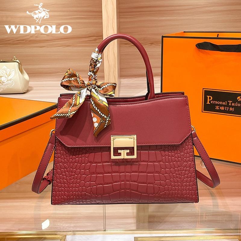 W. D. Свадебная сумка с узором ПОЛО, новинка 2023 года, женская сумка Grand Grandma среднего возраста, сумка через плечо Grand
