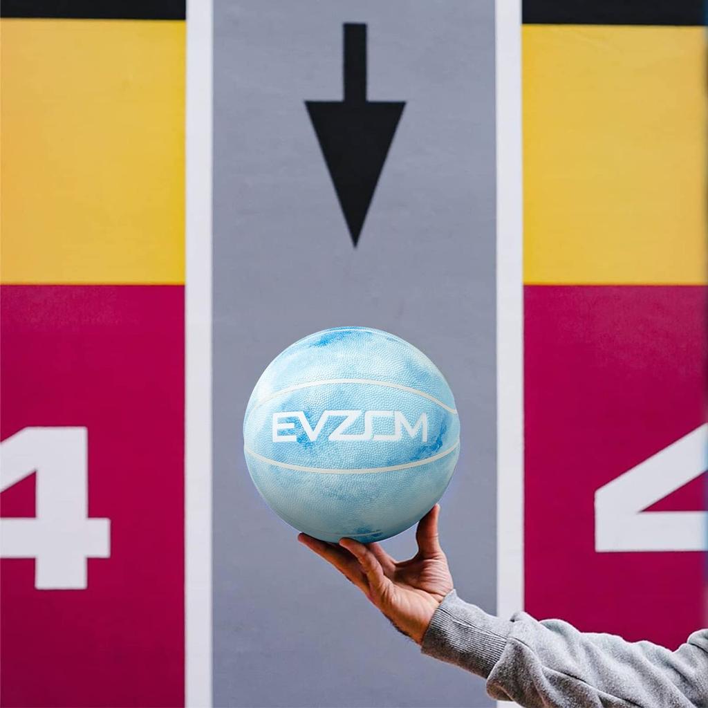 Size 7 Practice Ball for High and Middle School PU Waterproof for Indoor and Outdoor Use Basketball, Indoor/Outdoor Boys, Adults, College, School,