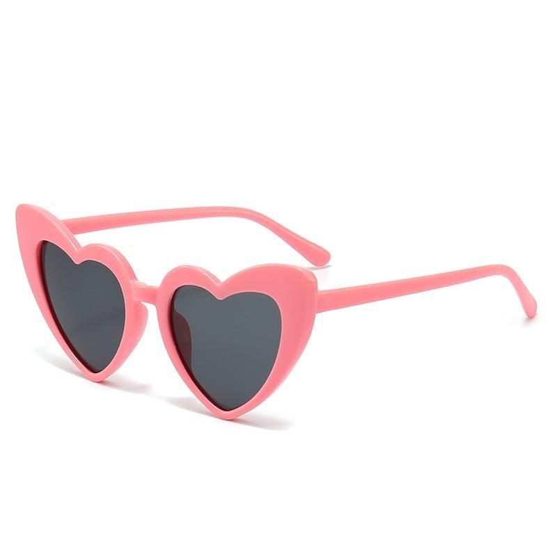 Small Glasses Children'S Love Small Frame Girls Sunglasses Baby Sunglasses Tide Travel Sunshades