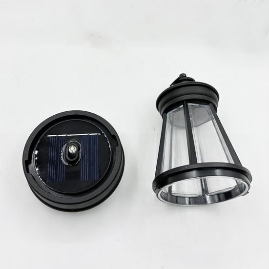 Солнечный фонарь подвесной светильник уличный водонепроницаемый светодиодный светильник в форме свечи на солнечной батарее энергосберегающий автоматический светильник для сада, патио, двора, декоративная лампа