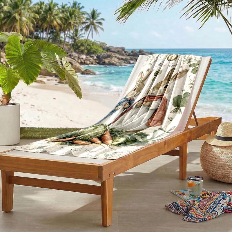 Peter Rabbit Fashion Beach Towel: Ideal for Summer Adventures Soft, absorbent and quick drying suitable for swimming and bathing