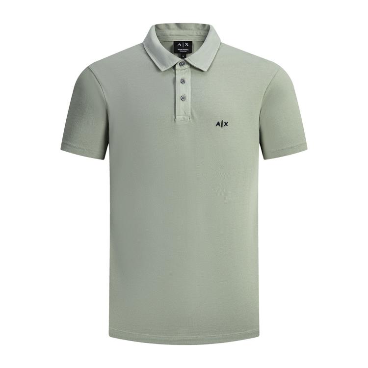 Armani Exchange Мужская повседневная минималистичная рубашка-поло Унисекс топы XM002408-AF13055-U7210