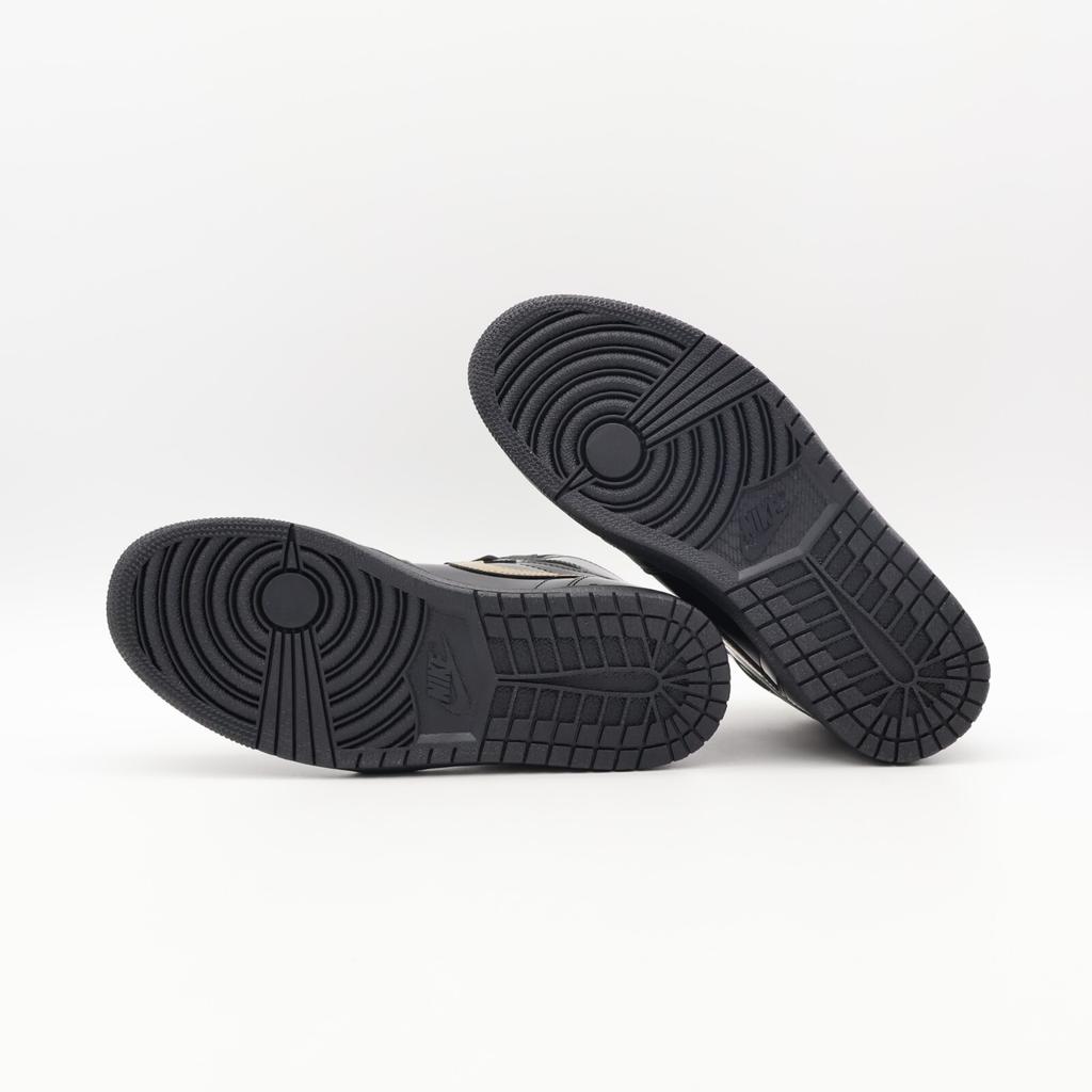 555088-032 Nike Air Jordan 1 Retro High OG Черный Металлик Золотой Лакированный (Мужской)
