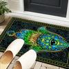 Colorful Hamsa Mandala Pattern Office Rug Chair Mat, Entryway Carpet, Suitable for Front Door, Bedroom, Living Room, Desk, Holiday Gift