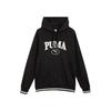Puma Толстовка с капюшоном Squad из флиса с буквенным принтом, трикотажная, мужская, черная 678401-51