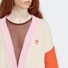 Adidas Оригиналы SS23 Adicolor 70s Retro Series Вязаный кардиган Женские кардиганы Wonder-White IK7495