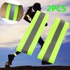 Новый 2 шт. безопасный светоотражающий ремешок на руку для ночного бега на велосипеде на открытом воздухе
