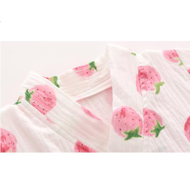 KIDDIEZOOM Infant Boy Girl Cute Print Short Sleeves Soft and Breathable Crepe Print Bodysuitfor Summer