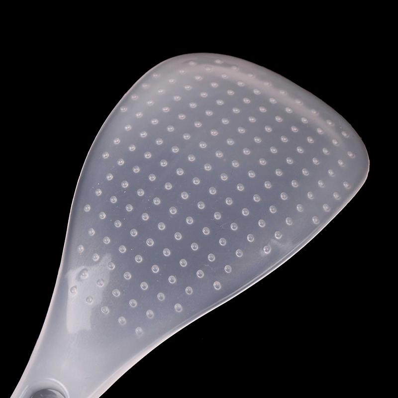 2 шт. кухонные антипригарные ложки для риса, ручные ложки для роллов, прозрачные пластиковые ложки для еды