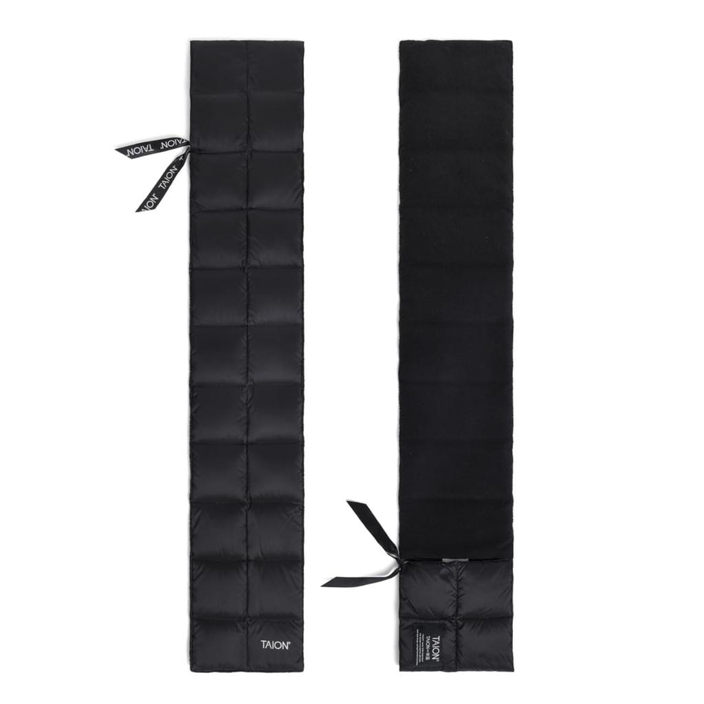 Taion Down Muffler 201A Gray Charcoal