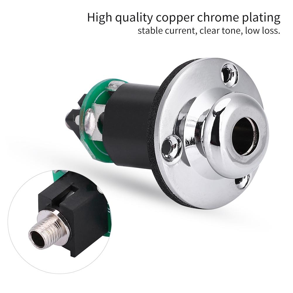 1 4  (6,35) Выход 2,5 мм Входной концевой разъем для акустической гитары Встроенный стержневой пьезо-датчик