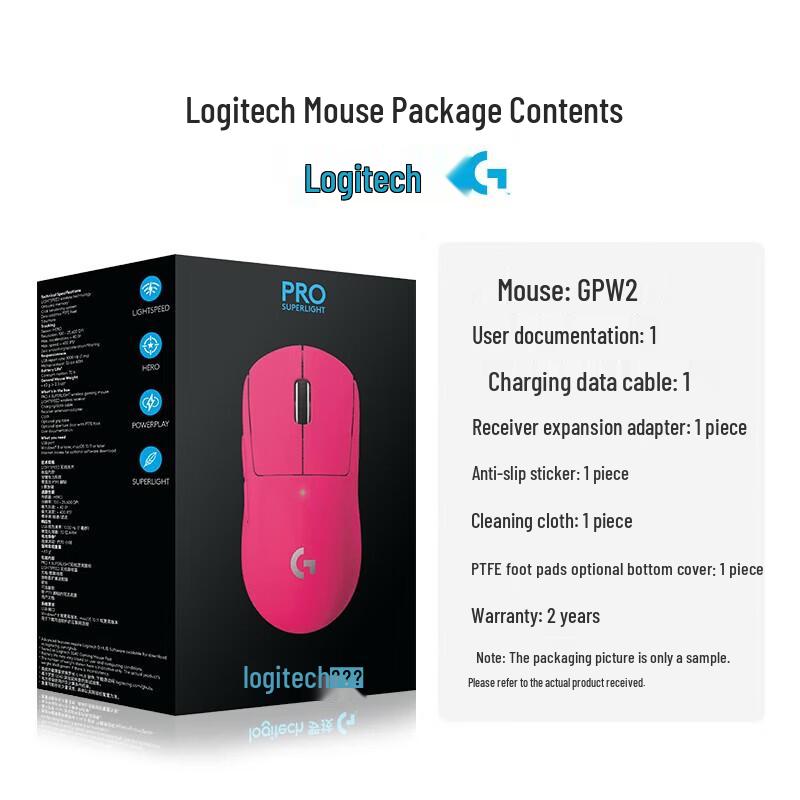 Logitech Беспроводная игровая мышь G PRO X SUPERLIGHT