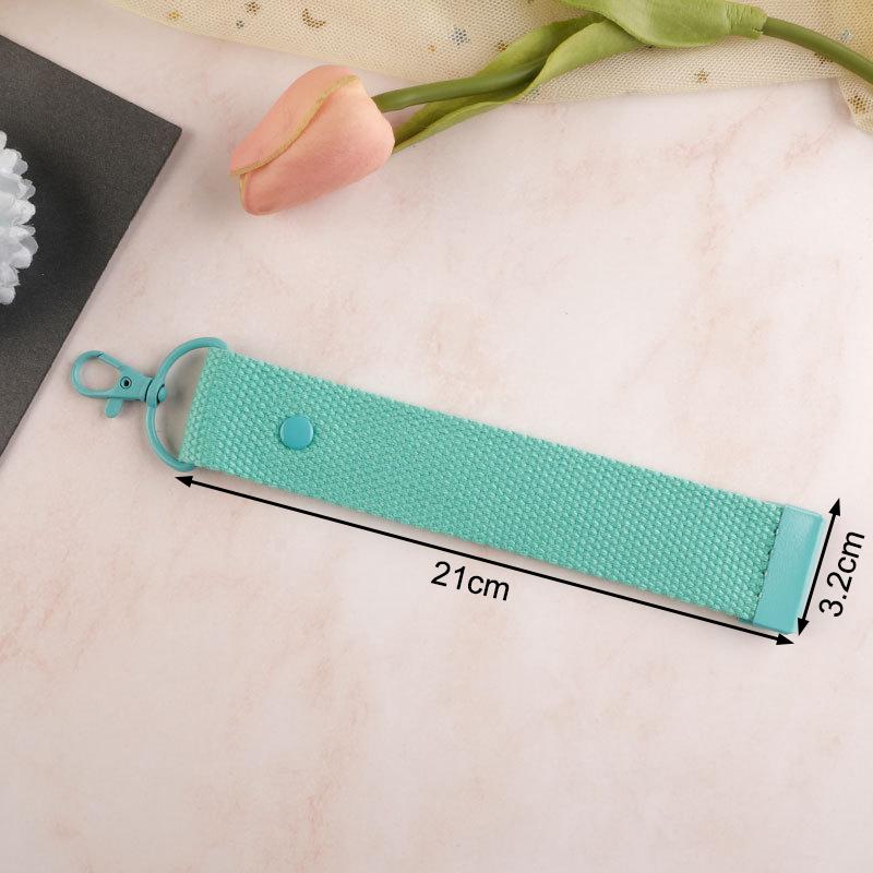 New Fashion Cotton Keychain Lanyard Car Keys Canvas Strap Keyring Schoolbag Backpack Pendent Key Chain Wrist Straps