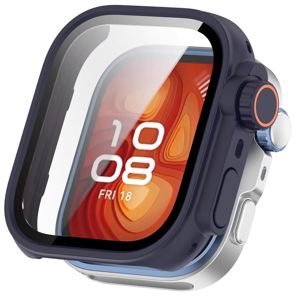 Чехол для Huawei Watch Fit 4 Pro Защитное стекло для экрана Закаленное стекло PC Бампер Рамка Сменить на Ультра Чехол для huawei watch fit 4Pro