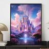 Сделай сам Алмазная живопись Страна чудес Замок Набор для вышивания крестом Мозаичное искусство Алмазная живопись Полный круг Алмаз Домашнее украшение