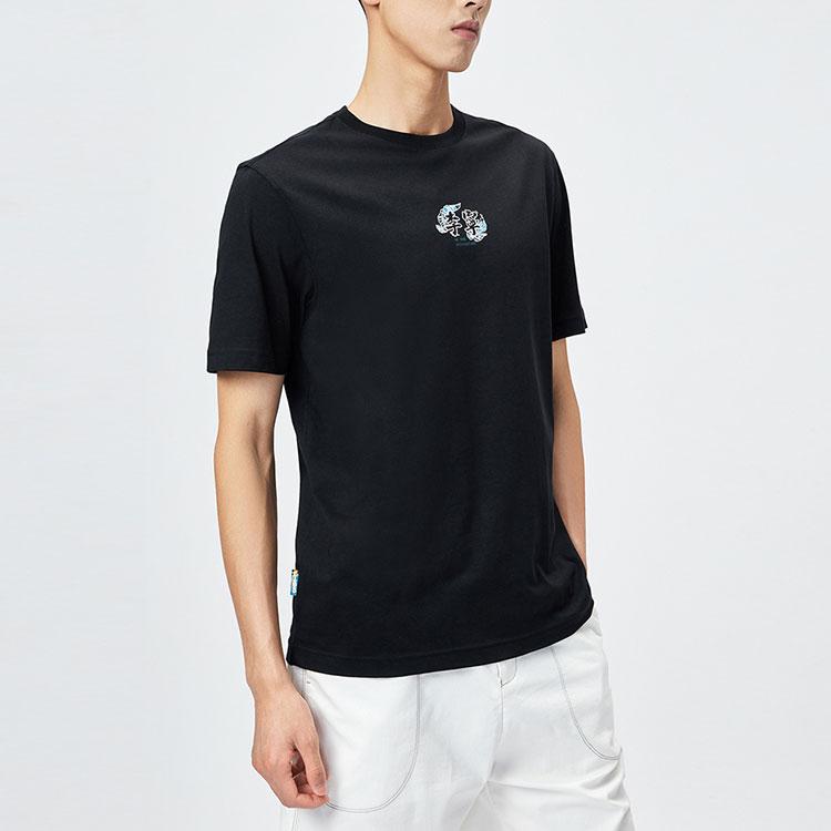 Мужская футболка из коллекции спортивной моды Li Ning Черная AHSR517-2
