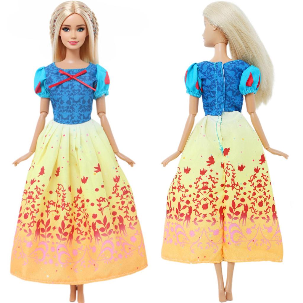 1x Наряды принцессы для куклы, вечерние бальные платья, одежда для 30-сантиметровой куклы, аксессуары 1/6, куклы 11,5 дюймов, игрушка для девочки(НЕТ КУКЛ)