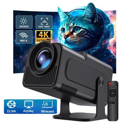 4K Android 11 домашний кинотеатр Dual WiFi 6 BT5.0 Native 1080P умный мини-проектор с дистанционным управлением видео мини-проектор