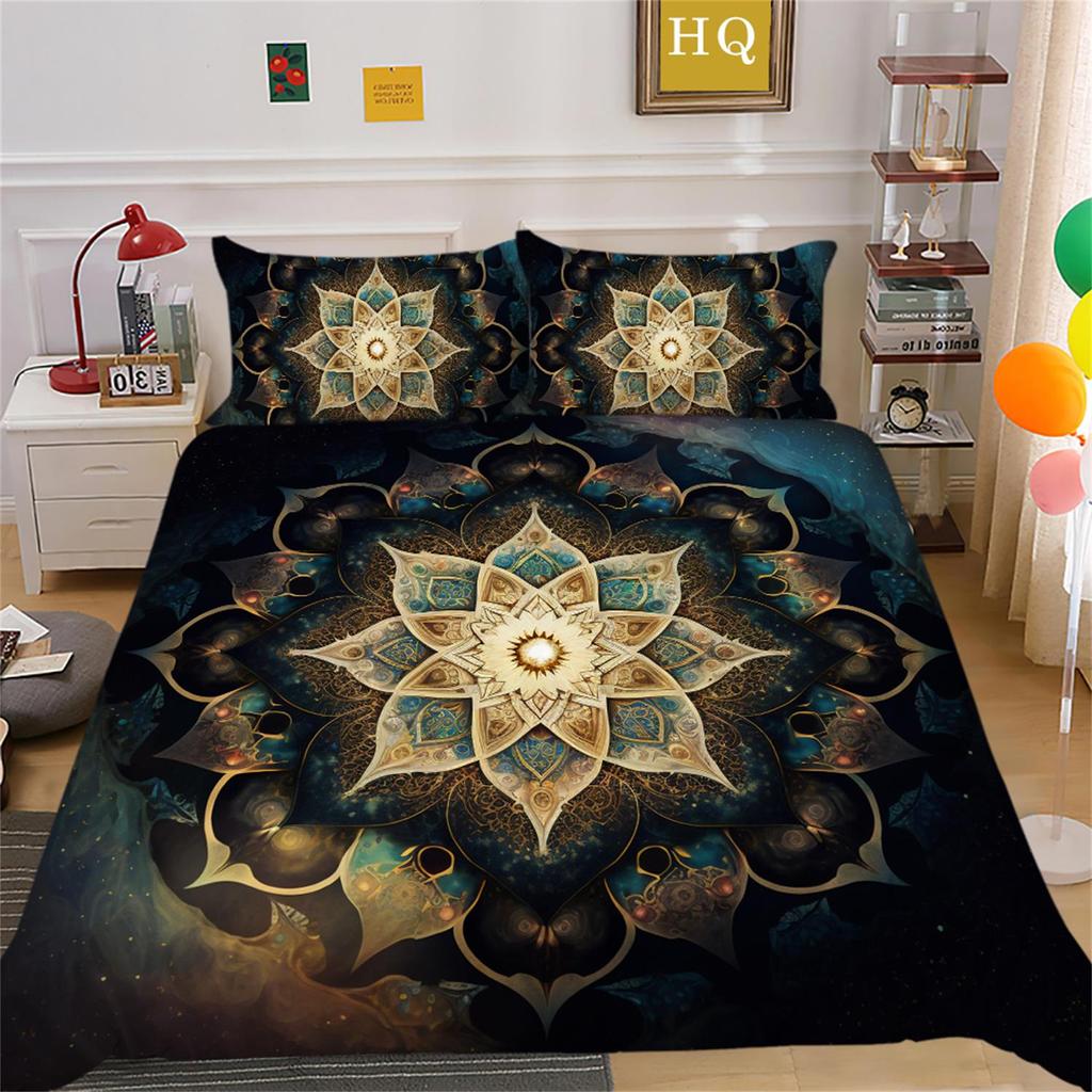 Bohemian Home Bedding Set Bedroom Quilt Cover Pillow Cover Bedding Set AU/EU/US Full Size Bedding Set Extra Large