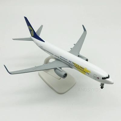 20СМ B737 Mongolian Airways С Металлическим Сплавом Модель Самолета с Шасси 1/400 Масштаб Украшение Комнаты Демонстрация Самолета